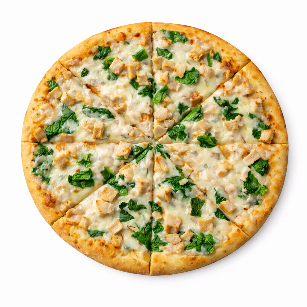 Chicken Alfredo Pizza